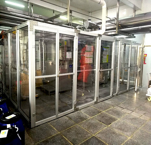 混料机透明隔声罩