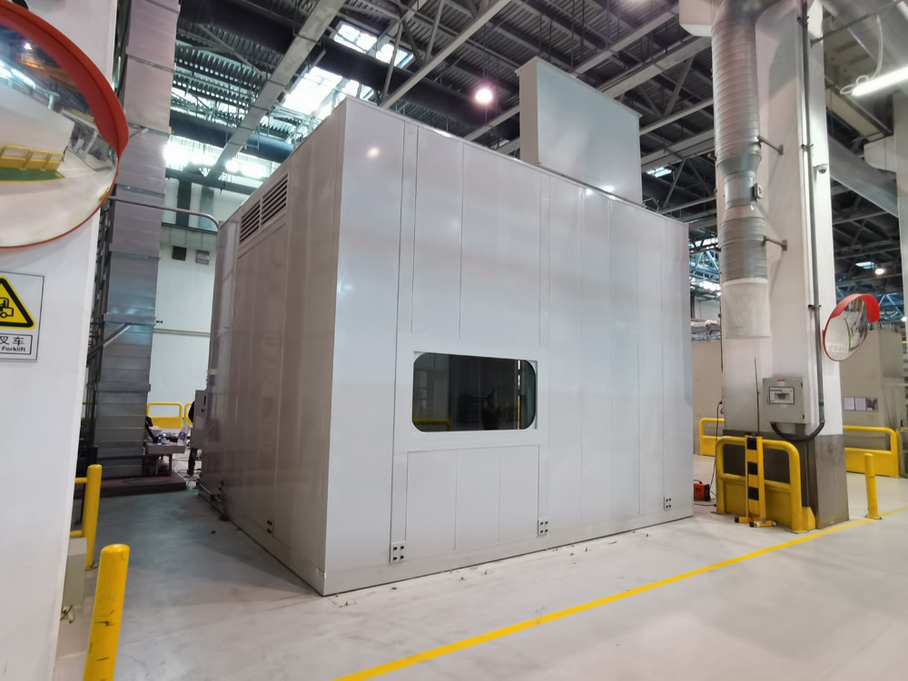 宝马干冰间隔声罩